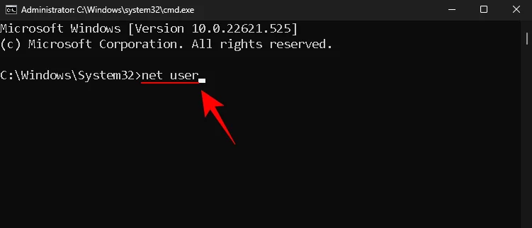 명령 프롬프트(CMD)를 사용하여 Windows 11 관리자 비밀번호를 재설정하는 방법
