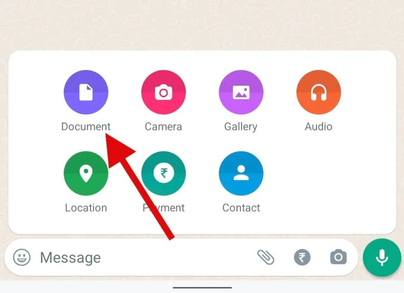 iPhone 또는 Android의 Whatsapp에서 사진을 문서로 보내는 방법