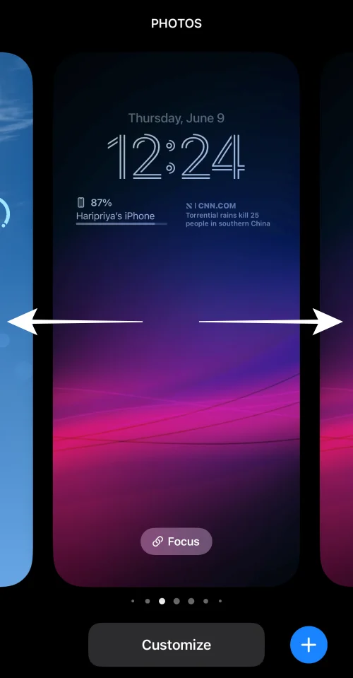 iOS 16의 iPhone 잠금 화면에서 위젯을 제거하는 방법