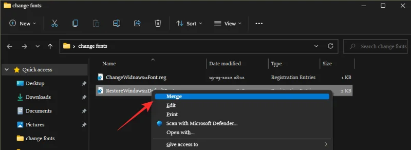 Windows 11에서 글꼴을 변경하는 방법