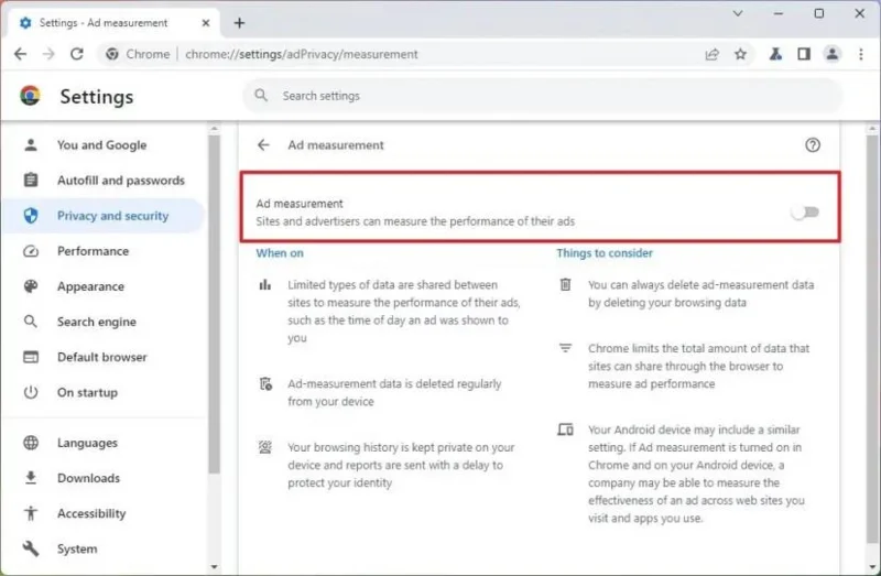 วิธีปิดการใช้งานการติดตามโฆษณาแบบกำหนดเป้าหมายบน Google Chrome