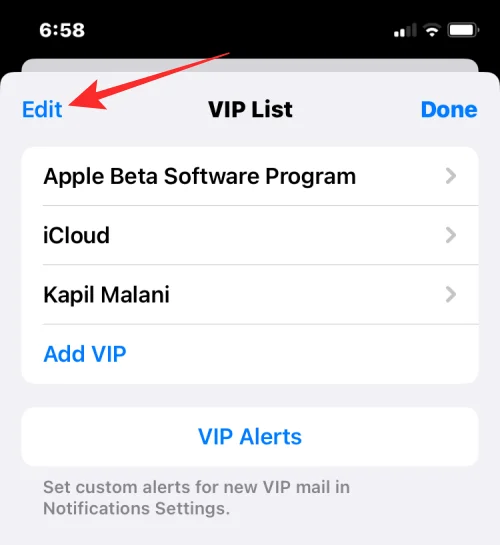如何從 Apple Mail 的 VIP 列表中刪除人員