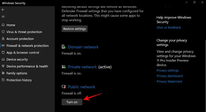 วิธีเปิดใช้งาน Windows Defender ใน Windows 11