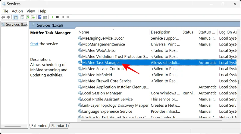 วิธีหยุดป๊อปอัป McAfee บน Windows 11