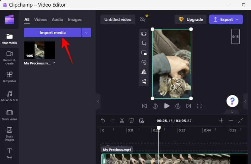 Clipchamp에서 프레임을 고정하는 방법: 단계별 가이드