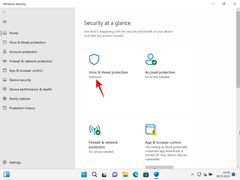 Windows 11에서 Windows 보안 바이러스 백신을 비활성화하는 6가지 방법