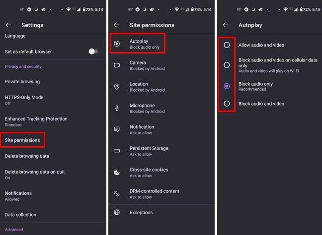 Android 版 Firefox:如何禁用自動播放視頻 Android 版 Firefox:如何禁用自動播放視頻