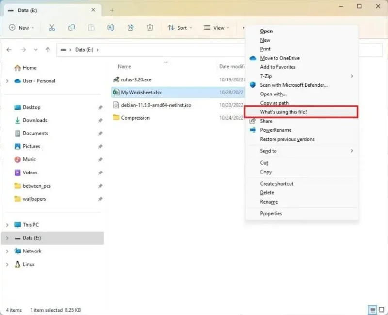 วิธีค้นหาไฟล์ล็อคกระบวนการใน Windows 11 (วิธีง่ายๆ)