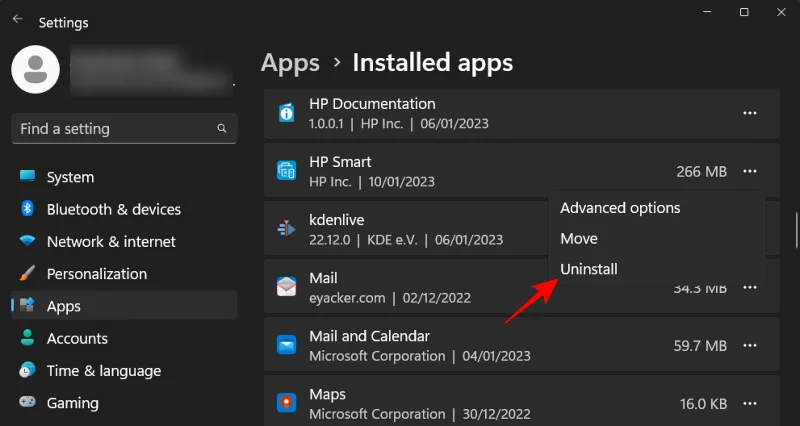 ลบเครื่องพิมพ์ใน Windows 11: 6 วิธีการและคำอธิบายการแก้ไข 7 รายการ