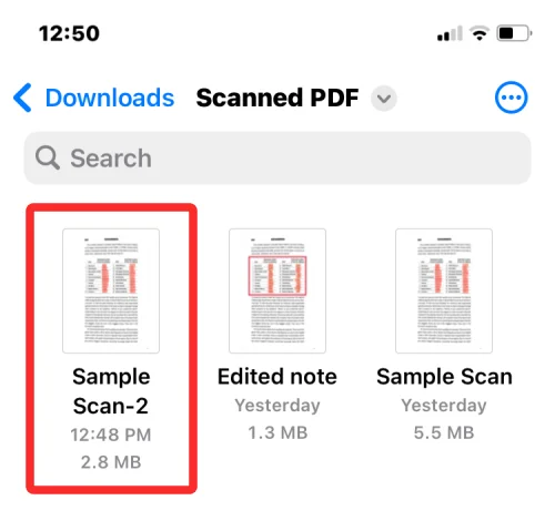 파일 앱이나 바로가기를 사용하여 iPhone에서 PDF를 병합하는 방법