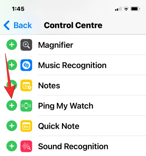 如何從運行 iOS 17 的 iPhone 上的控制中心 ping 您的 Apple Watch