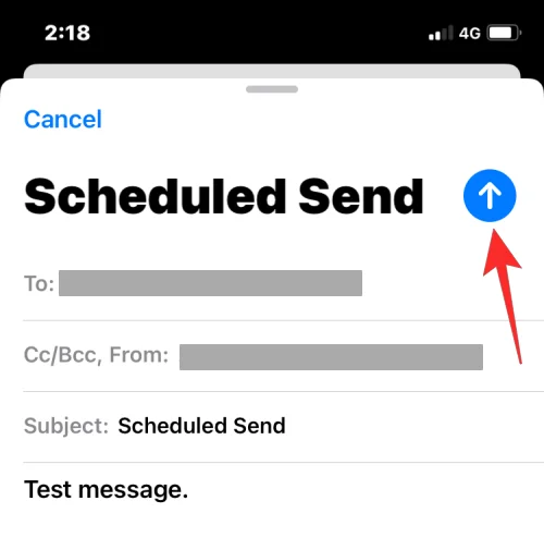 iOS 16의 Apple Mail에서 이메일을 예약하는 방법