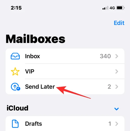 iOS 16의 Apple Mail에서 이메일을 예약하는 방법