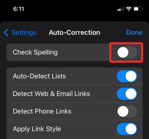 วิธีปิดการตรวจตัวสะกดบน iPhone