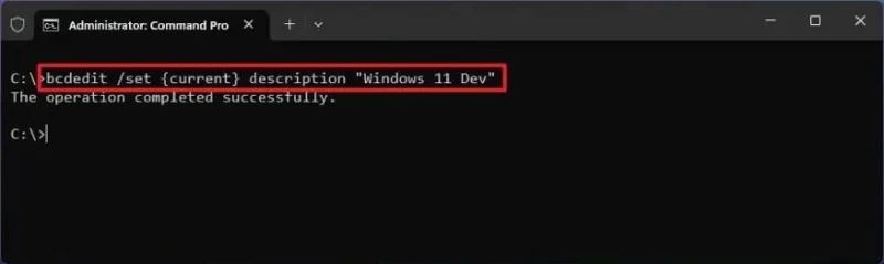 วิธีเปลี่ยนชื่อเมนูการบู๊ตใน Windows 11, 10