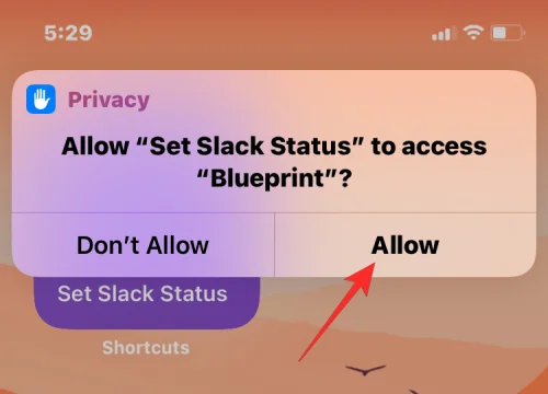 Apple 바로가기를 사용하여 Slack 상태를 설정하는 방법