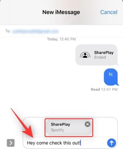 iOS 16의 iPhone 메시지 앱에서 Shareplay를 사용하는 방법