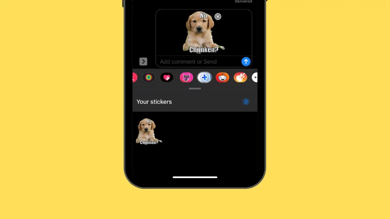 IOS 16: 사진으로 스티커를 만드는 방법