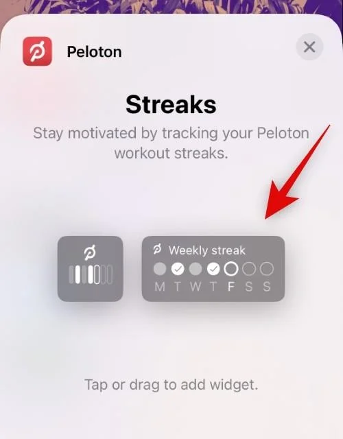 如何在裝有 iOS 16 的 iPhone 上的鎖定屏幕上添加 Peloton Widget