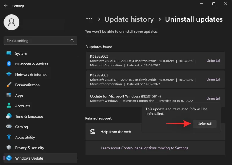 เมนู Start ไม่ทำงานบน Windows 11 หลังจากอัพเดต?  วิธีการแก้ไข