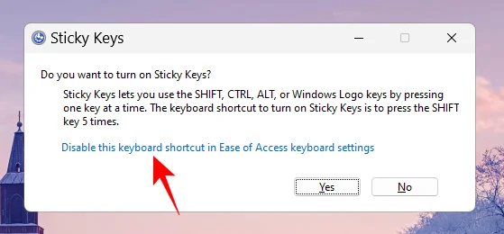 วิธีปิดการใช้งาน Sticky Keys อย่างถาวรบน Windows 11 [2023]