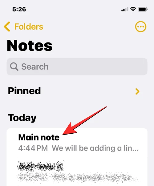 如何在裝有 iOS 17 的 iPhone 上鍊接筆記內的其他筆記