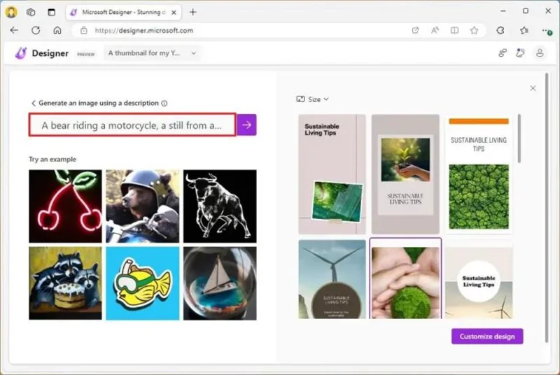 วิธีใช้ Microsoft Designer เพื่อสร้างกราฟิก