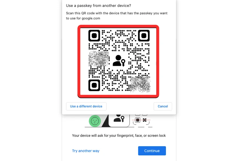 Google 비밀번호 키: 얼굴이나 지문을 사용하여 Google 계정에 로그인하는 방법