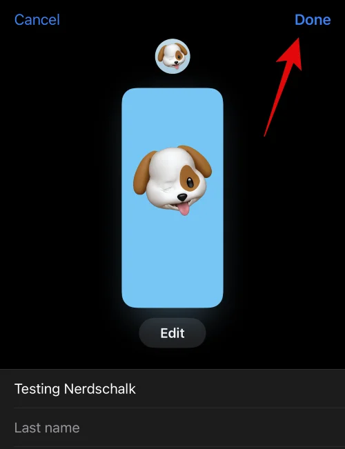 iOS 17이 설치된 iPhone에서 누군가를 위한 연락처 포스터를 만드는 방법
