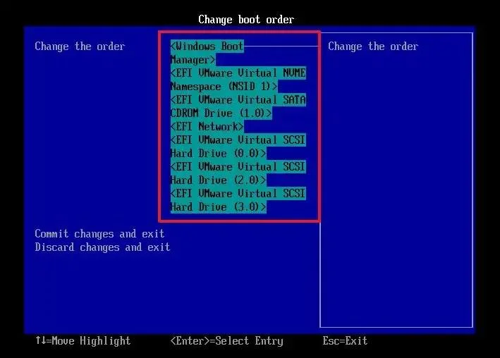 วิธีเปลี่ยนลำดับการบูต UEFI (BIOS) บน Windows 11