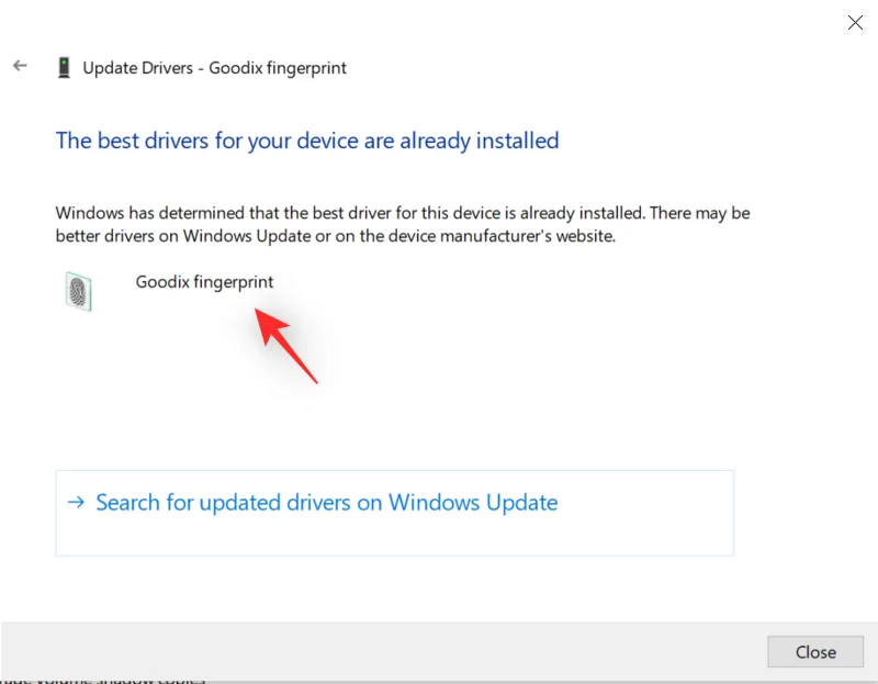 ไดรเวอร์ลายนิ้วมือ Windows 11 Goodix: วิธีดาวน์โหลดและแก้ไขปัญหาหากไม่ทำงาน