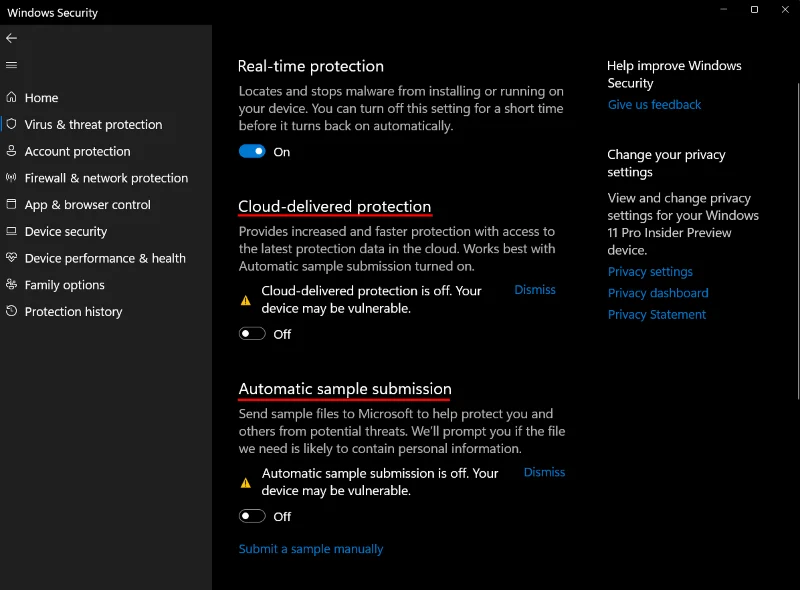 วิธีเปิดใช้งาน Windows Defender ใน Windows 11