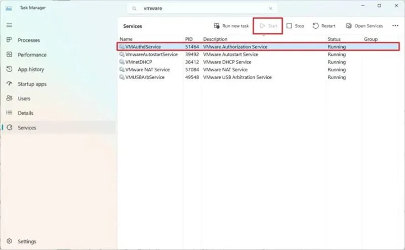 วิธีรีสตาร์ท VMware Workstation โดยไม่ต้องรีบูต Windows 11