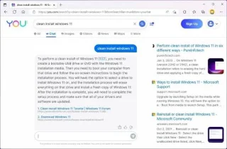 You.com เสนอการค้นหาแชทบอท AI หากคุณยังไม่สามารถเข้าถึง Bing AI