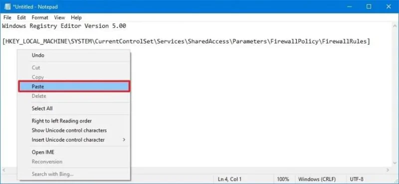 วิธีส่งออกและนำเข้ากฎไฟร์วอลล์เฉพาะใน Windows 10