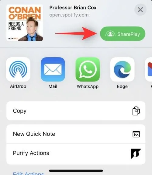 iOS 16의 iPhone 메시지 앱에서 Shareplay를 사용하는 방법