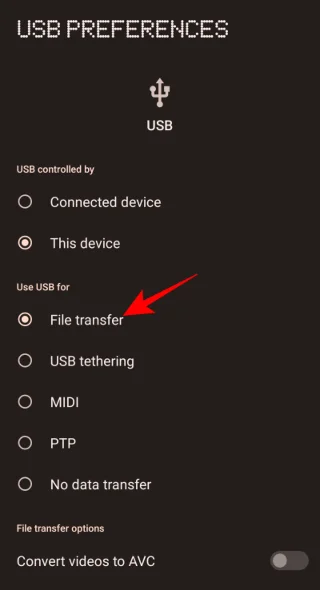 วิธีตรวจสอบพื้นที่ใช้งานบน Android จากพีซี Windows ผ่าน MTP