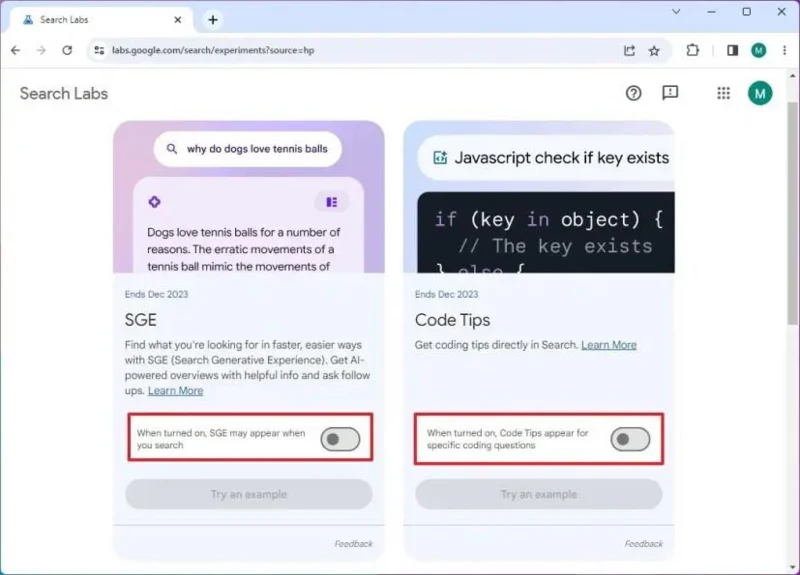 Google で Generative AI 検索結果を無効にする方法