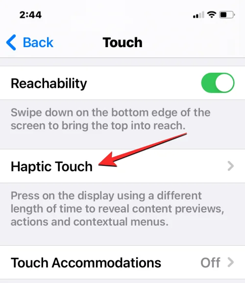 如何在裝有 iOS 17 的 iPhone 上啟用“快速”觸覺觸摸