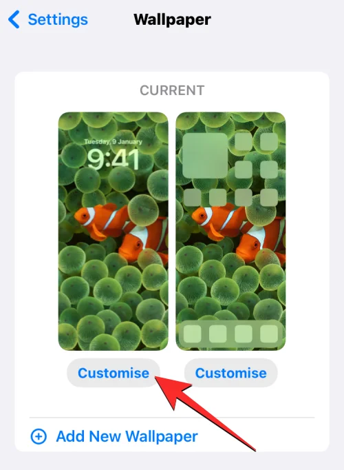 IOS 16 잠금 화면: 전체 시계를 앞에 표시하거나 피사체를 앞에 두는 방법