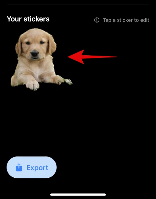 IOS 16: 사진으로 스티커를 만드는 방법