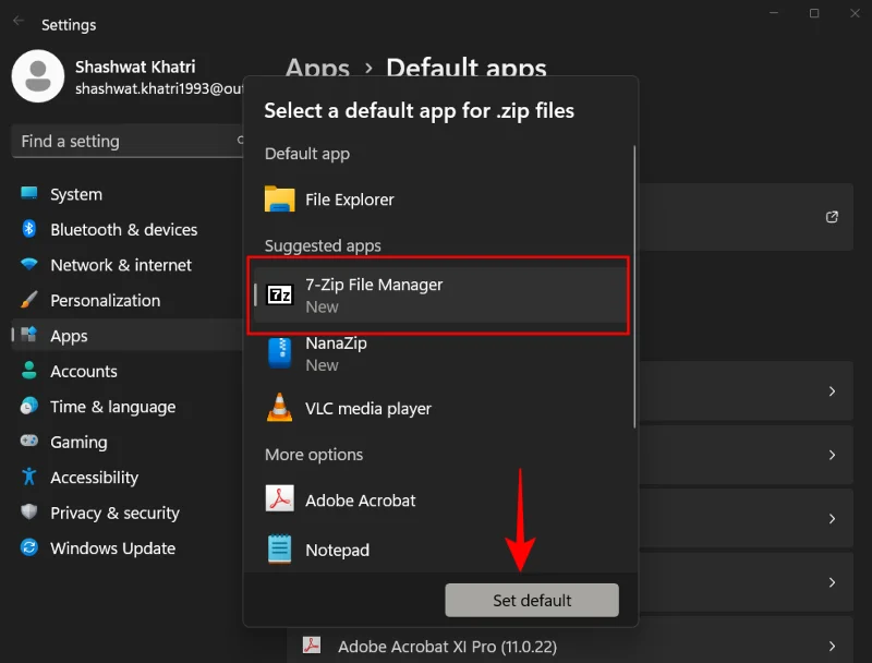 Windows 11에서 7-Zip을 사용하는 방법