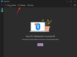 วิธีค้นหาข้อความในแอพ Phone Link บน Windows 11