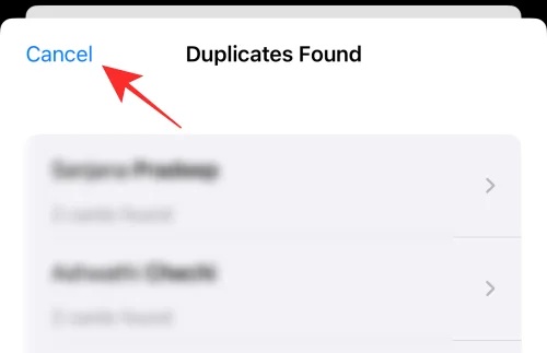 iOS 16의 iPhone에서 중복 연락처를 제거하는 방법
