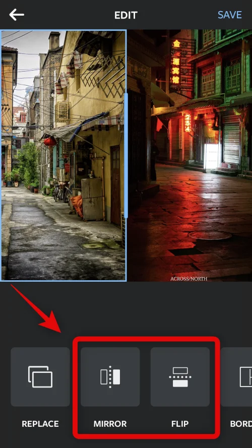 iPhone에서 두 장의 사진을 나란히 넣는 방법
