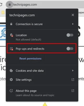 Google Chrome：啟用/禁用彈出窗口阻止程序