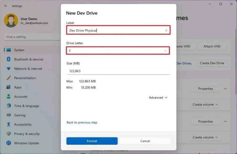 วิธีสร้าง Dev Drive บน Windows 11