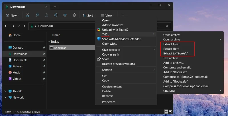 วิธีแยกไฟล์ใน Windows 11 [AIO] [2023]