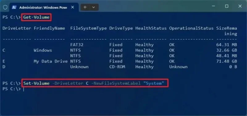วิธีเปลี่ยนชื่อป้ายกำกับปริมาณไดรฟ์ใน Windows 11