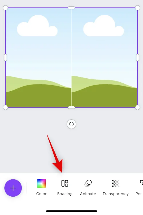 iPhone에서 두 장의 사진을 나란히 넣는 방법